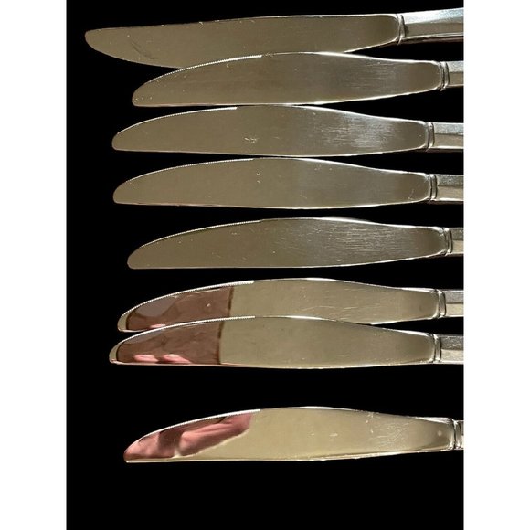 Oneida Community ROSE SHADOW  Stainless  26 pieces, place setting & serving - Picture 13 of 16